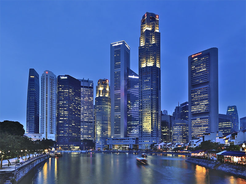 Деловой квартал Сингапура полностью построен на насыпной территории