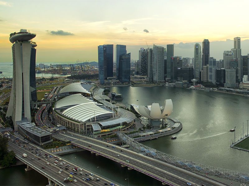 панорама Сингапура