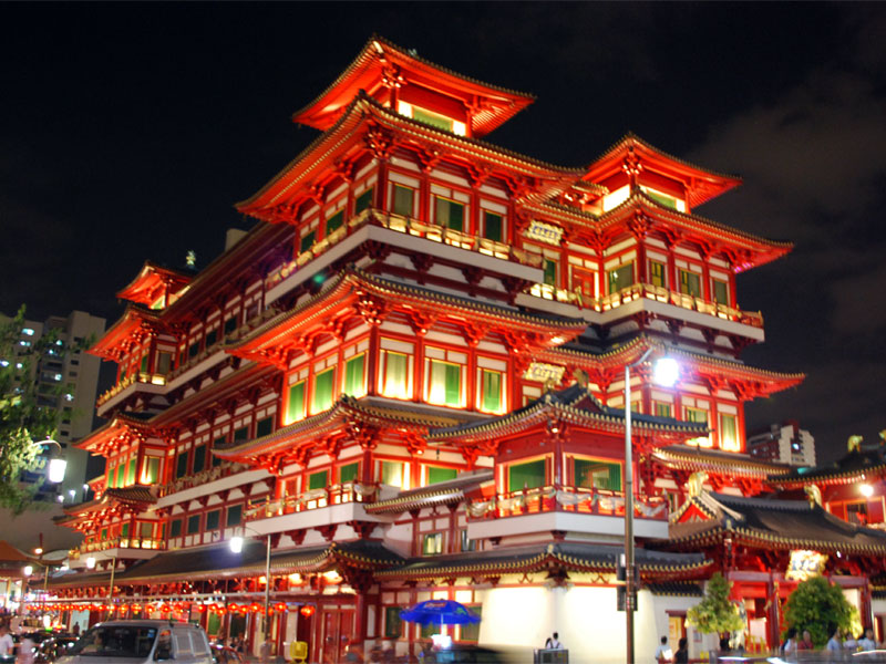 Чайна-таун - это главное место китайской культуры в Сингапуре
