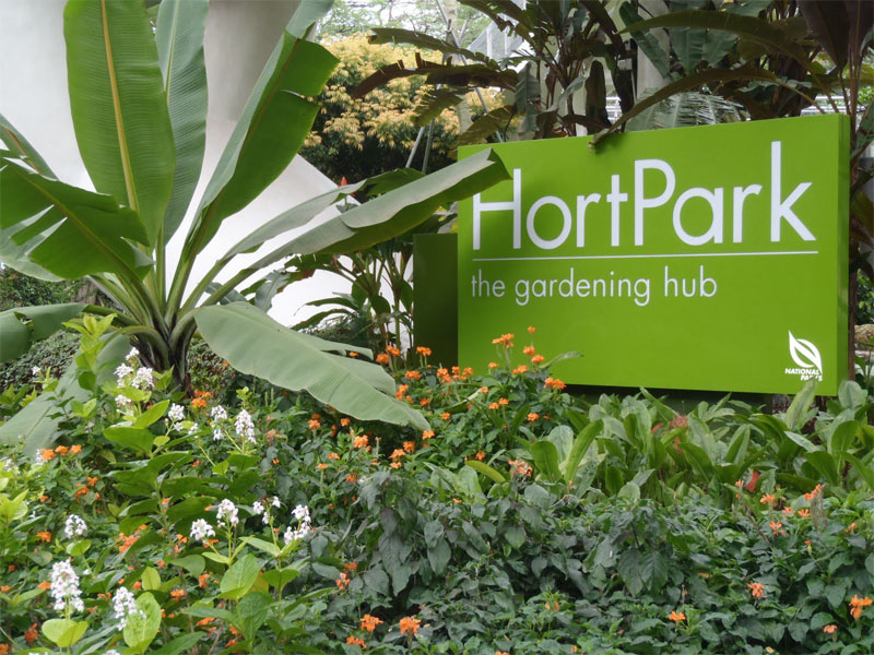 HortPark - это главный центр садоводства в Сингапуре