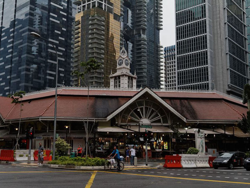 Рынок Лау Па Сат в Сингапуре