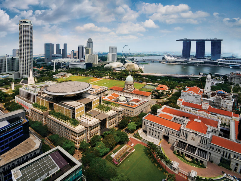 В Гражданском районе зародилось основное архитектурное и культурное наследие Сингапура