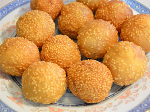 Жареные кунжутные шарики (Jian Dui)