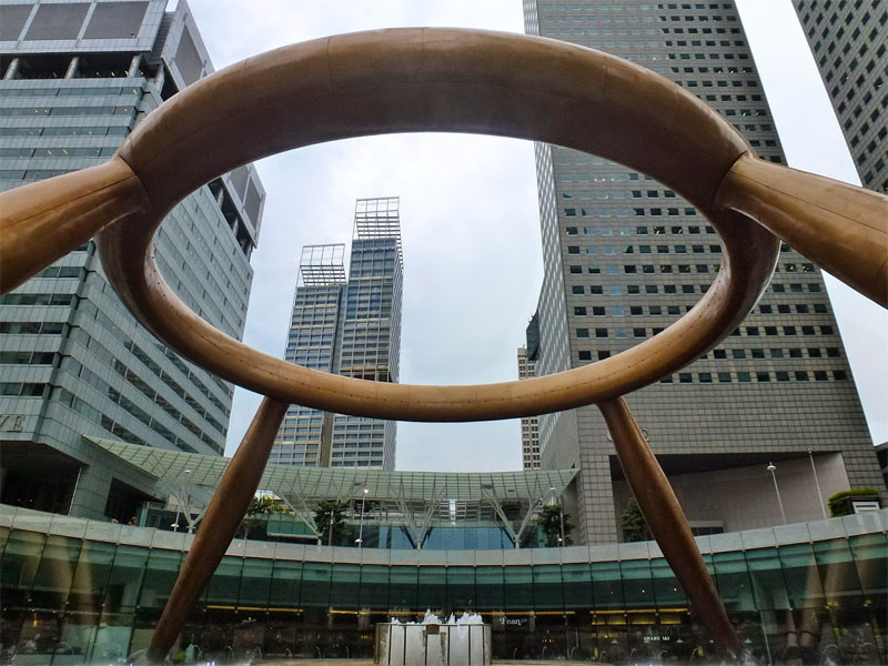 Фонтан Богатства в Сингапуре