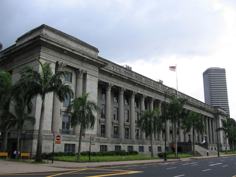 Здание ратуши (Сити Холл) в Сингапуре